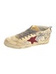 Golden Goose Leather Printed Sneakers