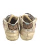 Golden Goose Leather Printed Sneakers