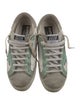 Golden Goose Leather Printed Sneakers