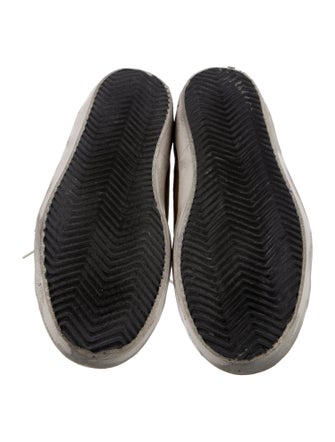 Golden Goose Suede Colorblock Pattern Sneakers