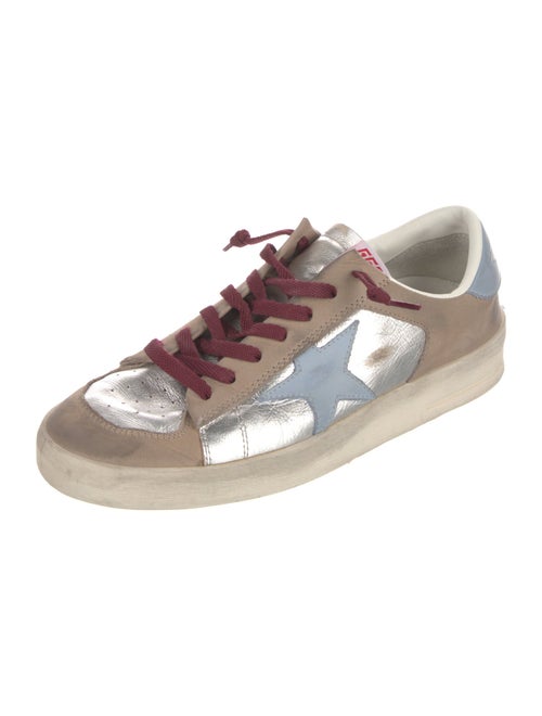 Golden Goose Suede Printed Sneakers