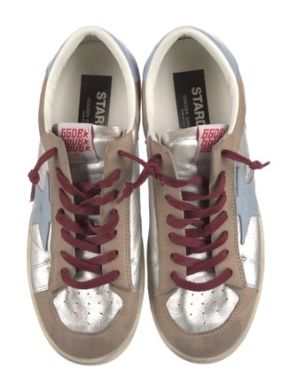 Golden Goose Suede Printed Sneakers