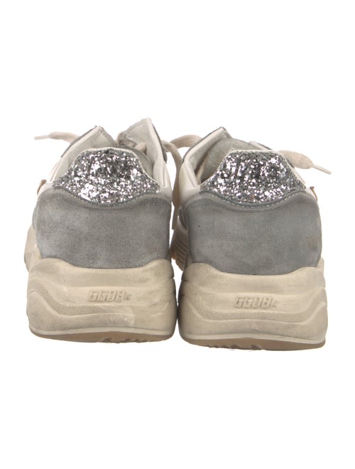 Golden Goose Suede Colorblock Pattern Sneakers