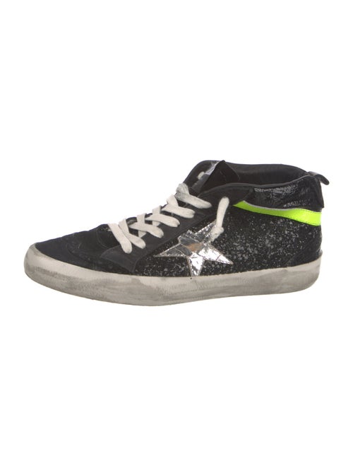 Golden Goose Glitter Printed Sneakers