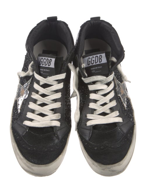 Golden Goose Glitter Printed Sneakers