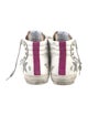 Golden Goose Leather Printed Sneakers