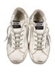 Golden Goose Leather Distressed Accents Sneakers
