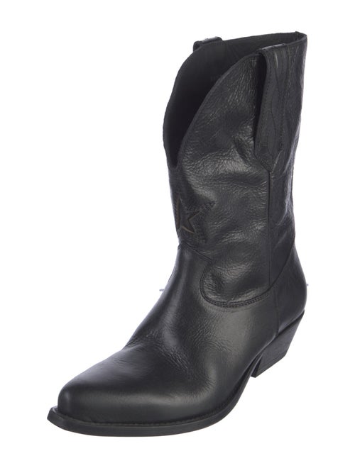 Golden Goose Leather Western Boots
