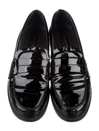 Golden Goose Patent Leather Scalloped Accent Loafers