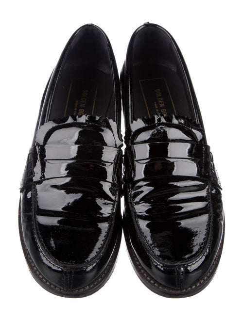 Golden Goose Patent Leather Scalloped Accent Loafers