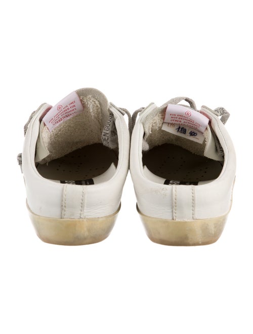 Golden Goose Leather Colorblock Pattern Sneakers