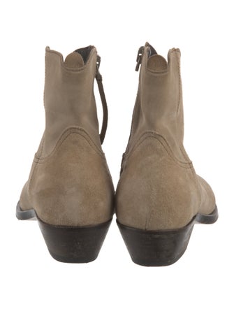 Golden Goose Suede Western Boots