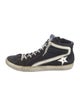 Golden Goose Denim Printed Sneakers