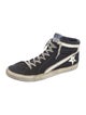 Golden Goose Denim Printed Sneakers