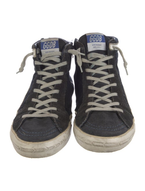 Golden Goose Denim Printed Sneakers