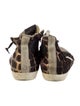 Golden Goose Ponyhair Animal Print Sneakers