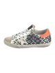 Golden Goose Leather Printed Sneakers