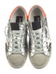 Golden Goose Leather Printed Sneakers