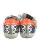 Golden Goose Leather Printed Sneakers