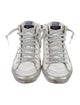 Golden Goose Leather Distressed Accents Sneakers