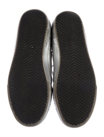 Golden Goose Leather Distressed Accents Sneakers