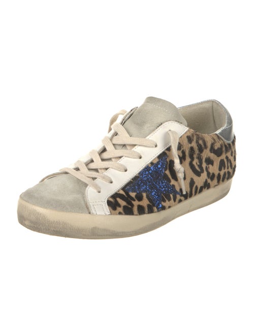 Golden Goose Ponyhair Printed Sneakers