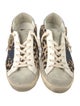 Golden Goose Ponyhair Printed Sneakers