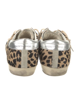 Golden Goose Ponyhair Printed Sneakers