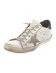 Golden Goose Leather Printed Sneakers