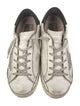 Golden Goose Leather Printed Sneakers