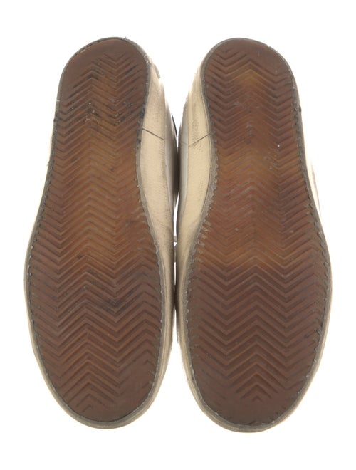 Golden Goose Leather Printed Sneakers