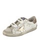 Golden Goose Leather Glitter Accents Sneakers