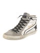 Golden Goose Leather Distressed Accents Sneakers