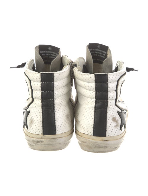 Golden Goose Leather Distressed Accents Sneakers