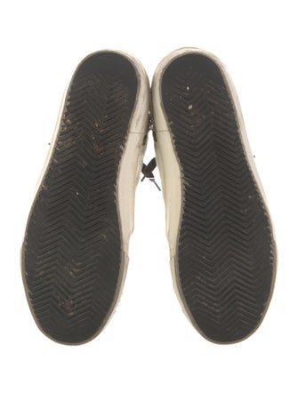 Golden Goose Leather Distressed Accents Sneakers