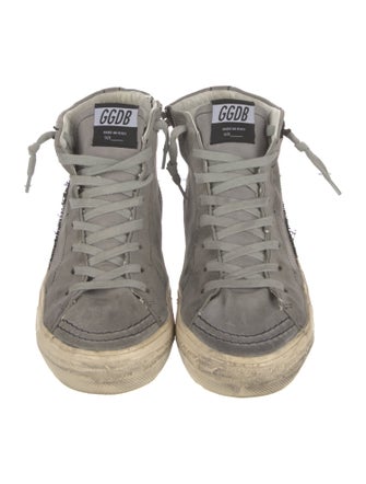 Golden Goose Suede Printed Sneakers