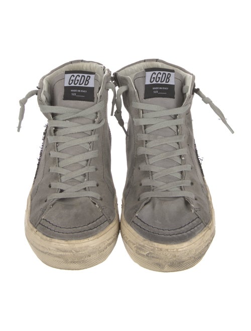 Golden Goose Suede Printed Sneakers