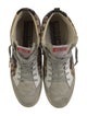 Golden Goose Ponyhair Animal Print Sneakers