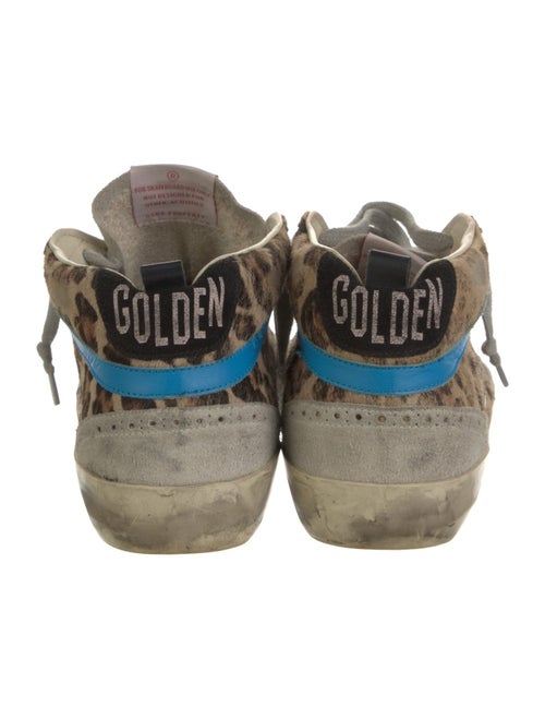 Golden Goose Ponyhair Animal Print Sneakers