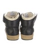 Golden Goose Leather Graphic Print Wedge Sneakers