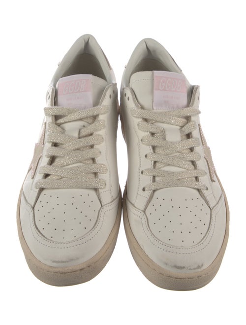 Golden Goose Leather Distressed Accents Sneakers