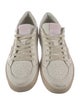 Golden Goose Leather Distressed Accents Sneakers