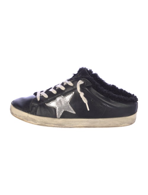 Golden Goose Leather Distressed Accents Sneakers