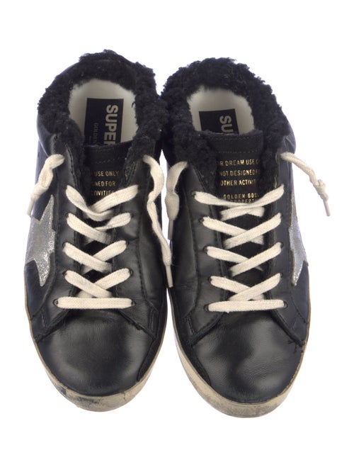 Golden Goose Leather Distressed Accents Sneakers