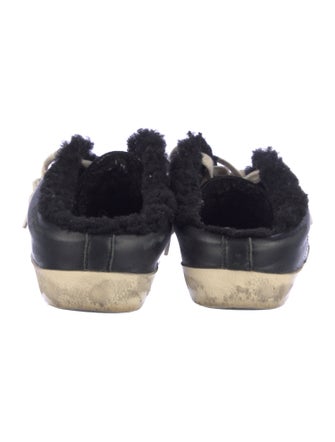 Golden Goose Leather Distressed Accents Sneakers