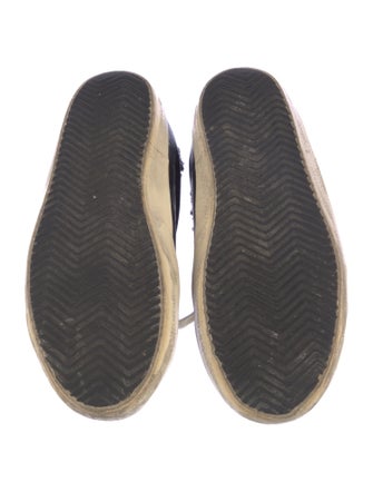 Golden Goose Leather Distressed Accents Sneakers