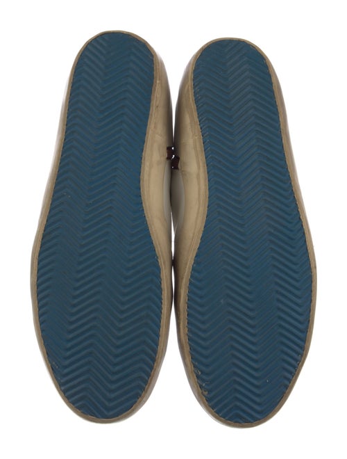 Golden Goose Leather Graphic Print Sneakers