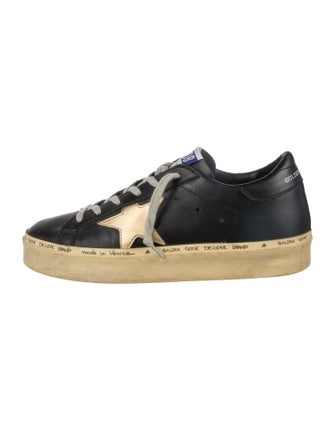 Golden Goose Leather Distressed Accents Sneakers