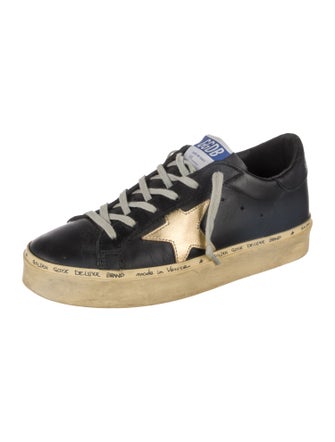 Golden Goose Leather Distressed Accents Sneakers