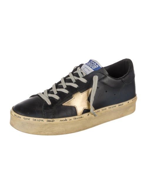 Golden Goose Leather Distressed Accents Sneakers